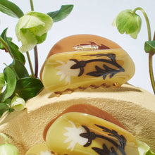 Load image into Gallery viewer, Fall Rosehip Flower Neutral Acetate Hair Claw