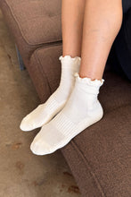 Load image into Gallery viewer, Le Bon Shoppe | Ruffled Hugger Crew Socks