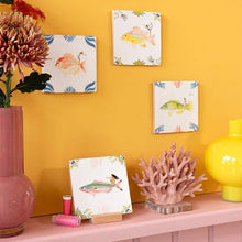 Load image into Gallery viewer, Dive fearlessly | StoryTiles art on tile