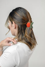 Load image into Gallery viewer, Winona Irene | Red Pomegranate Fruit Hair Claw with Butterfly Clip Handle