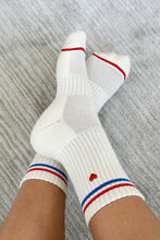 Load image into Gallery viewer, Le Bon Shoppe | Embroidered Boyfriend Socks