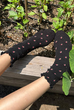 Load image into Gallery viewer, Le Bon shoppe | Petal Ruffled Hugger Crew Socks