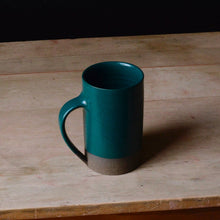 Load image into Gallery viewer, Roseline Pottery | Mug - Forest Teal Green - 16 ounces