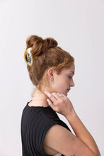 Load image into Gallery viewer, Fall Rosehip Flower Neutral Acetate Hair Claw