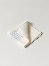 Load image into Gallery viewer, Morihata | Flax Line Organics Towel - Blue-Ivory