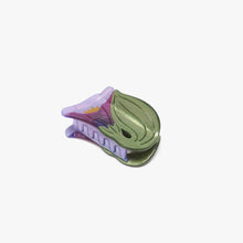 Load image into Gallery viewer, Morning Glory Claw - Purple Acetate Flower Hair Clip