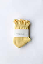 Load image into Gallery viewer, Le Bon Shoppe | Ruffled Hugger Crew Socks