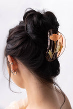 Load image into Gallery viewer, California Poppy Claw - Orange Acetate Flower Hair Clip