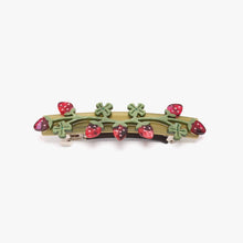 Load image into Gallery viewer, Winona Irene | Wild Strawberry French Barrette - Fruit Acetate Hair Clip