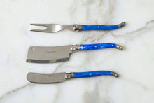 Load image into Gallery viewer, The Original French Laguiole Cheese Cleaver, Blue