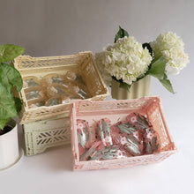 Load image into Gallery viewer, Woodland Sorrel Flower Hair Claw in Frosted Pink Acetate