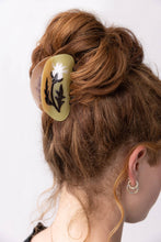 Load image into Gallery viewer, Fall Rosehip Flower Neutral Acetate Hair Claw