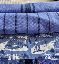 Load image into Gallery viewer, Skaar for Jessie Tobias Design by Meander Made | Midcoast Menagerie & Winter Toile Table Runner