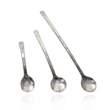 Load image into Gallery viewer, DMG Designs | Hand Forged Curved Spoon | Sterling Silver