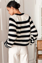 Load image into Gallery viewer, Emerson Fry | Ryan Heavy Sweater | Wide Black Stripe