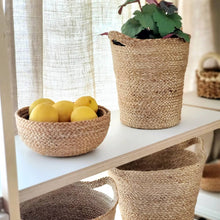 Load image into Gallery viewer, Korissa | Handwoven Storage • Kata Basket with Slit Handle-Set of 3