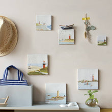 Load image into Gallery viewer, Cycling on Vlieland | StoryTiles art on tile