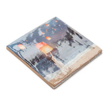 Load image into Gallery viewer, Making memories & wishes | StoryTiles art on tile