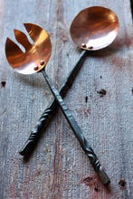 Load image into Gallery viewer, Wicks Forge | Copper Salad Tongs