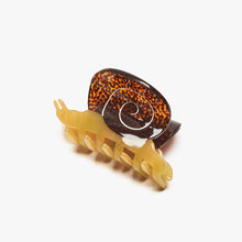 Load image into Gallery viewer, Winona Irene | Garden Snail Small Hair Claw in Yellow and Amber Acetate