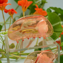 Load image into Gallery viewer, California Poppy Claw - Orange Acetate Flower Hair Clip