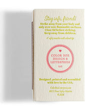 Load image into Gallery viewer, Color Box | Rainbow Trout | Fun & Fancy Safety Matches
