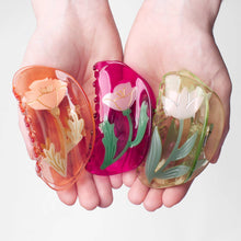 Load image into Gallery viewer, California Poppy Claw - Orange Acetate Flower Hair Clip