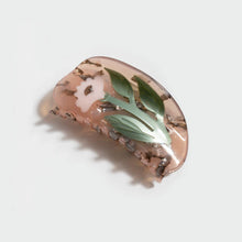 Load image into Gallery viewer, Woodland Sorrel Flower Hair Claw in Frosted Pink Acetate