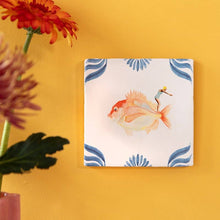 Load image into Gallery viewer, Dive fearlessly | StoryTiles art on tile