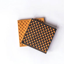 Load image into Gallery viewer, Heide Martin | Herringbone Shou Sugi Ban Trivet
