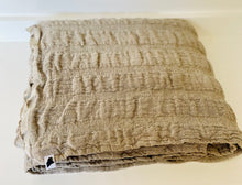 Load image into Gallery viewer, Amphitrite | Twin Sized Linen Blend Blanket