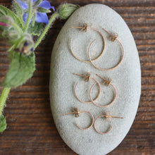 Load image into Gallery viewer, Rebecca Haas Jewelry | Dainty Sparkle Hoops