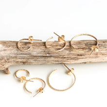 Load image into Gallery viewer, Rebecca Haas Jewelry | Dainty Sparkle Hoops