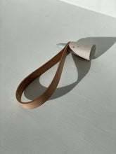 Load image into Gallery viewer, Dirt Wood Brass | The Conrad Knob with Leather Strap