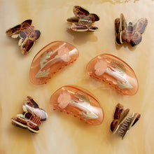 Load image into Gallery viewer, California Poppy Claw - Orange Acetate Flower Hair Clip
