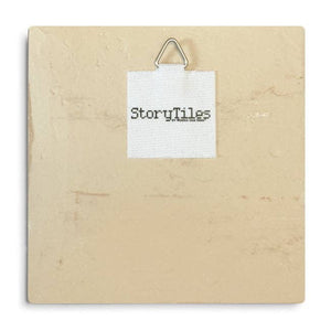 Salty sand van Ameland | StoryTiles art on tile