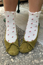 Load image into Gallery viewer, Le Bon shoppe | Petal Ruffled Hugger Crew Socks
