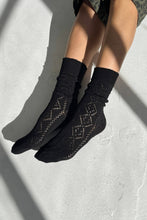 Load image into Gallery viewer, Le Bon Shoppe | Modal Eyelet Socks
