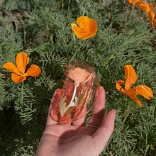 Load image into Gallery viewer, California Poppy Claw - Orange Acetate Flower Hair Clip
