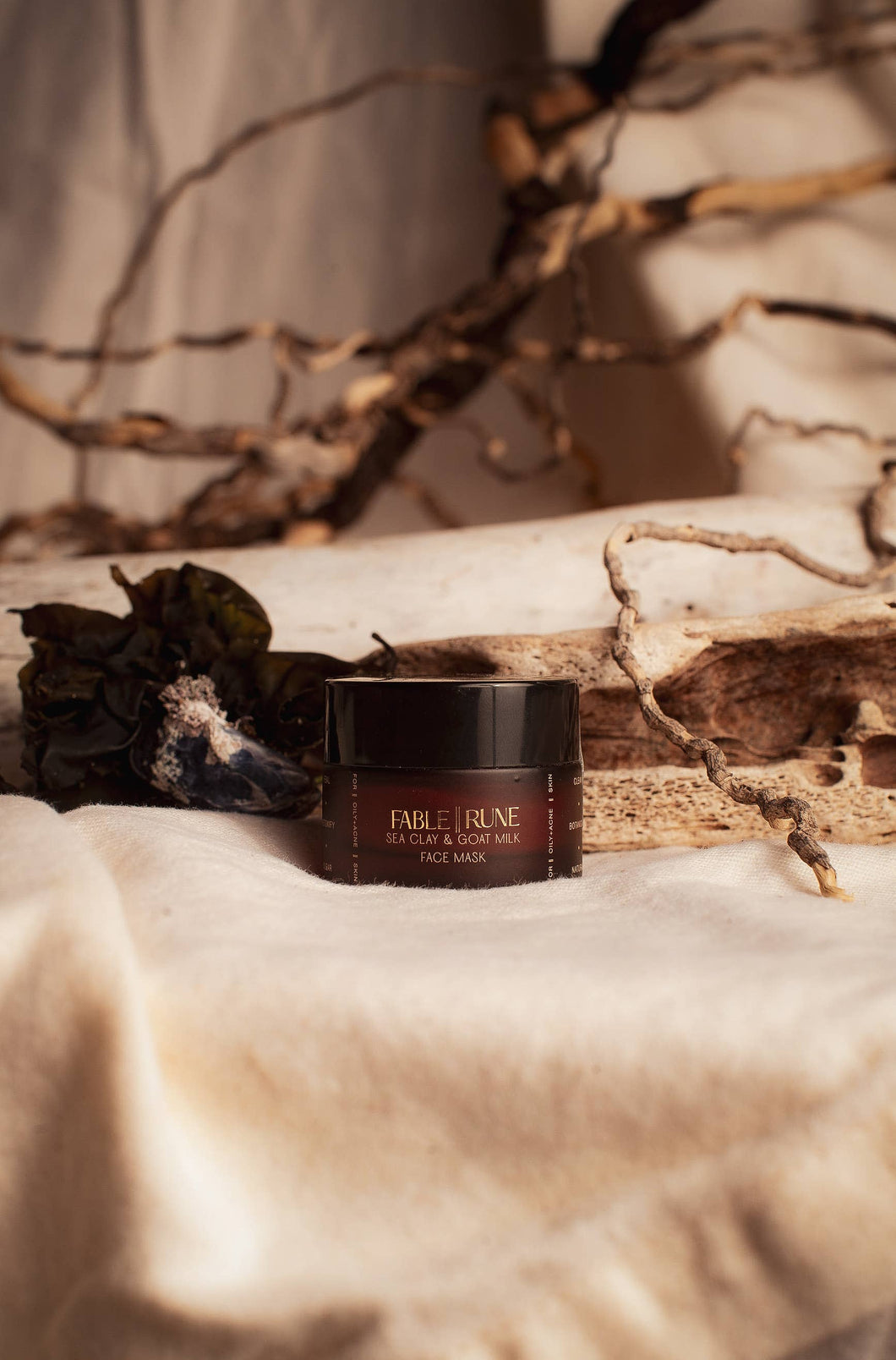 Fablerune | Face Mask | Sea Clay & Goat Milk (mini 0.5 oz)