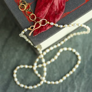 Rebecca Haas Jewelry | Emma Knotted Pearl Wrap