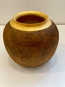 Max Miller | Ebonized Red Maple Vase with Gold Leaf Trim