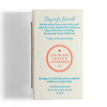 Load image into Gallery viewer, Color Box | Sailboat | Fun &amp; Fancy Safety Matches
