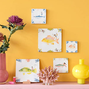 Currently flowing | StoryTiles art on tile