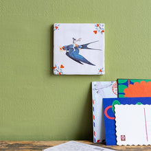 Load image into Gallery viewer, Sending you a message | StoryTiles art on tile
