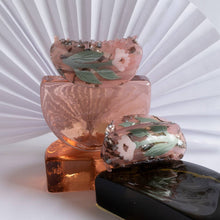 Load image into Gallery viewer, Woodland Sorrel Flower Hair Claw in Frosted Pink Acetate
