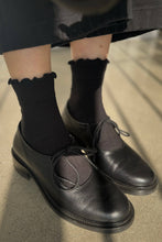 Load image into Gallery viewer, Le Bon Shoppe | Ruffled Hugger Crew Socks
