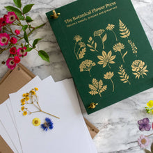 Load image into Gallery viewer, The Botanical Flower Press – Linen Cover &amp; Gold Foil
