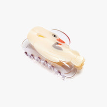 Load image into Gallery viewer, Winona Irene | Cygnet Claw - White Mother Swan Bird Acetate Hair Clip
