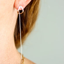 Load image into Gallery viewer, Rebecca Haas Jewelry | Revive Threader Earrings | SS + Gf
